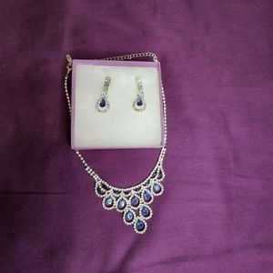 Costume jewelry,  Sapphire and Rhinestone